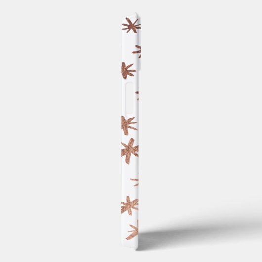 Metaalsterren - koper Case-Mate iPhone case (Achterkant / Rechts)