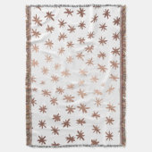 Metaalsterren - koper deken (Voorkant Verticaal)