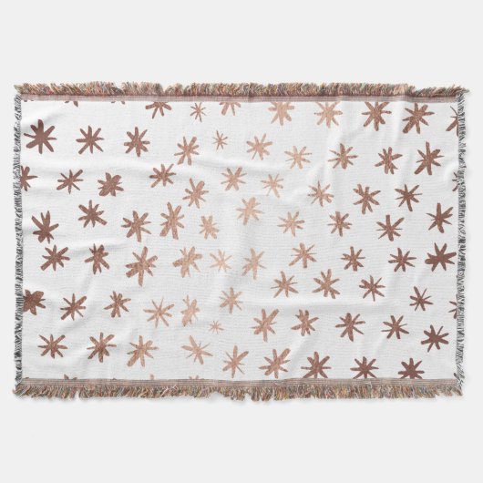 Metaalsterren - koper deken (Voorkant)