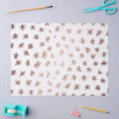 Metaalsterren - koper tissuepapier (Craft)