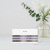 Metaalstrippatroon Visitekaartje (Staand voorkant)