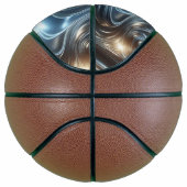 Metaalstromen van licht basketbal (Rechts)
