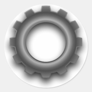 Metaaltandwielers Ronde Sticker