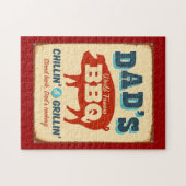  metaalteken - Papa's BBQ Legpuzzel (Horizontaal)