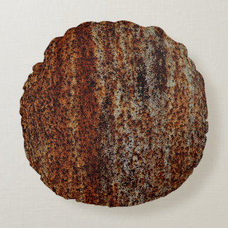 Metaaltextuur met krassen en kraakabstracte, a rond kussen