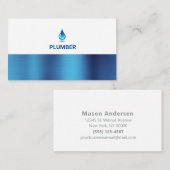 Metaalwaterleiding — Professionele plug-in Visitekaartje (Voorkant / Achterkant)