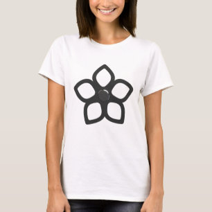 Metaalzilverventilator T-shirt