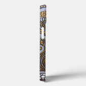 Metaalzwenken en Stippen, geverfd met metaal Case-Mate iPhone Case (Achterkant / Rechts)