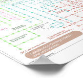 Metabole route van de cel poster (Hoek)