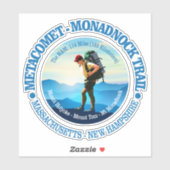 Metacomt-Monadnock Trail (wandelroute C) Sticker (Vel)