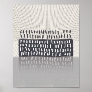 metafoor_2_reflectie matte poster