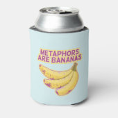 Metafoor Grappige typografie Blikjeskoeler (Blikje Achterkant)