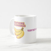 Metafoor Grappige typografie Koffiemok (Voorkant links)