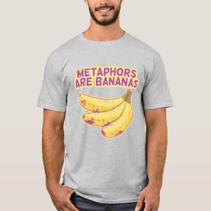 Metafoor Grappige typografie T-shirt