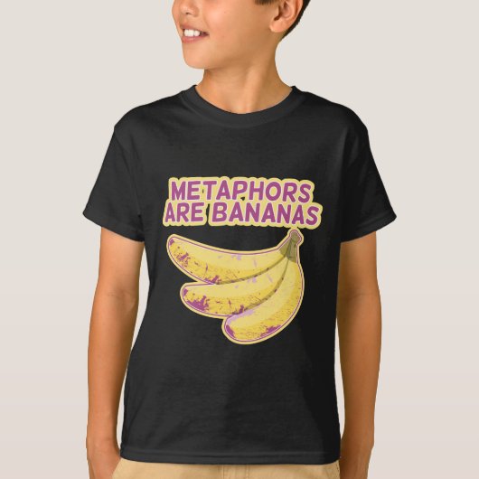 Metafoor Grappige typografie T-shirt (Voorkant)