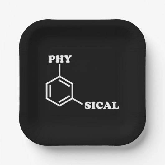 Metafysisch Humor Button Papieren Bordje (Voorkant)