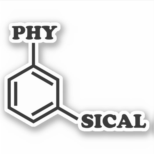 Metafysisch Humor Sticker (Voorkant)