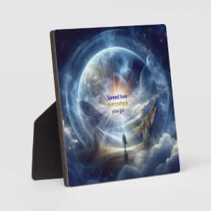 Metafysische tijdloze Spirituele fantasiethema's Fotoplaat