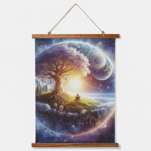 Metafysische tijdloze Spirituele fantasiethema's Hangend Wandkleed