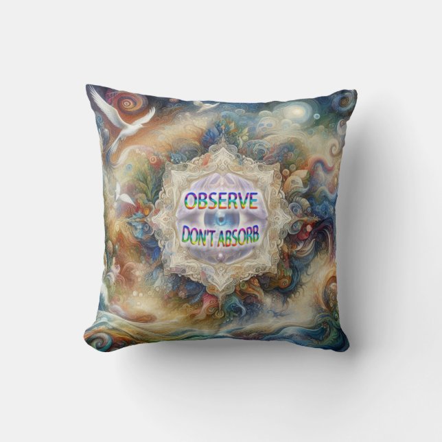 Metafysische tijdloze Spirituele fantasiethema's Kussen (Voorkant)