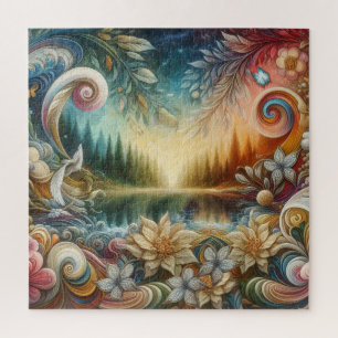 Metafysische tijdloze Spirituele fantasiethema's Legpuzzel