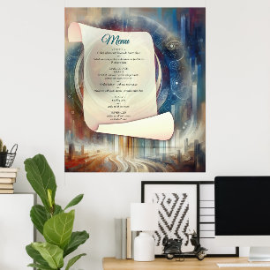 Metafysische tijdloze Spirituele fantasiethema's Poster