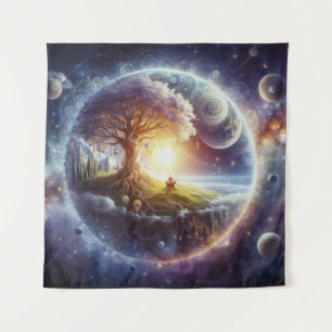Metafysische tijdloze Spirituele fantasiethema's Wandkleed