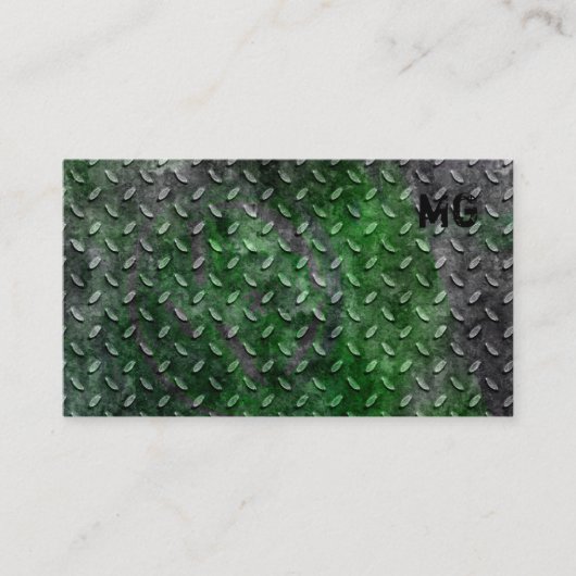 Métal 2 d'entrepreneur de construction de carte de (Devant)