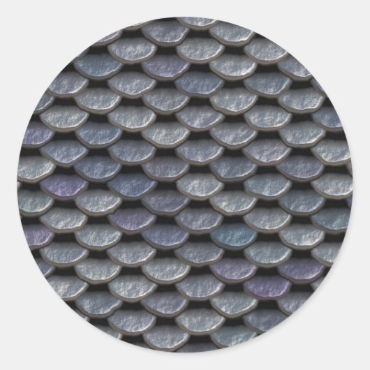 Metal Armor Plates Ronde Sticker (Voorkant)