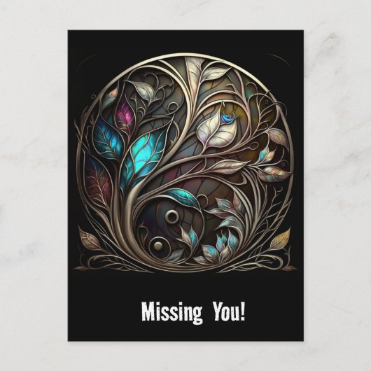 Metal Art Delight Uitnodiging Briefkaart (Voorkant)