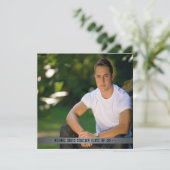 Metal Boys Photo Afstuderen aangekondigd Kaart (Staand voorkant)