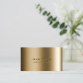 Metal Bronze Wedding Planner Visitekaartje (Staand voorkant)