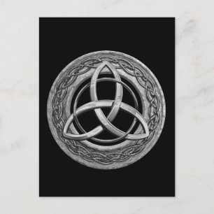Metal Celtic Trinity Knot Briefkaart