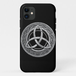 Metal Celtic Trinity Knot iPhone 11 Hoesje