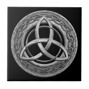 Metal Celtic Trinity Knot Tegeltje