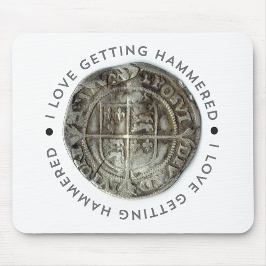 Métal de nouveauté détectant le tapis de souris (Devant)