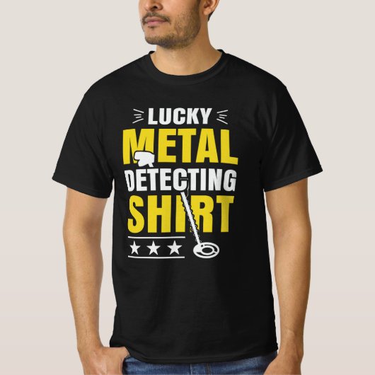 Metal Detecting  T-Shirt (Voorkant)