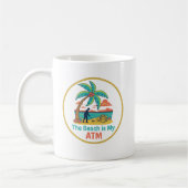 Metal Detecting The Beach Is My ATM | Mug (Gauche)