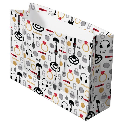 Métal Détection de gros sac cadeau (Devant Angle)