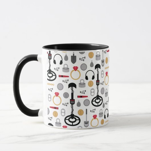 Métal Détection de la Mug (Gauche)