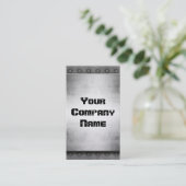 Métal d'or avec des cartes de visite de frontière (Debout devant)