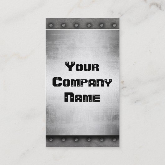 Métal d'or avec des cartes de visite de frontière (Devant)