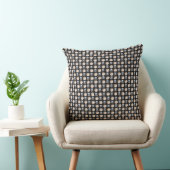Métal Éclats Sur Cuir Avec Trous Coussin (Chaise)