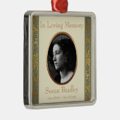 Métal En ornement affectueux de mémorial de photo de (Droite)