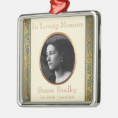 Métal En ornement affectueux de mémorial de photo de (Gauche)