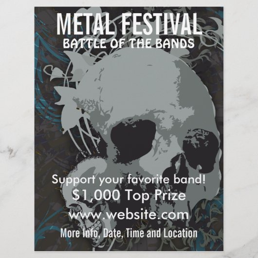 Metal Festival Music Flyer (Voorkant)