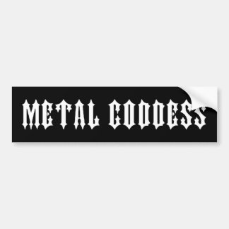 Metal Goddess Bumpersticker