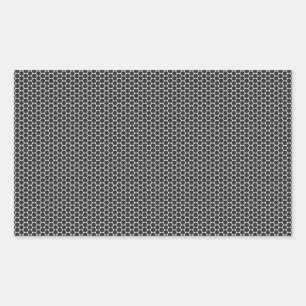 Metal Grate Mesh Rechthoekige Sticker