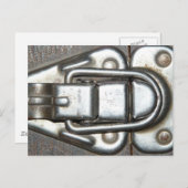 Metal Grunge Latch Briefkaart (Voorkant / Achterkant)