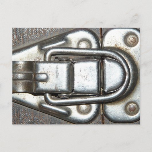 Metal Grunge Latch Briefkaart (Voorkant)